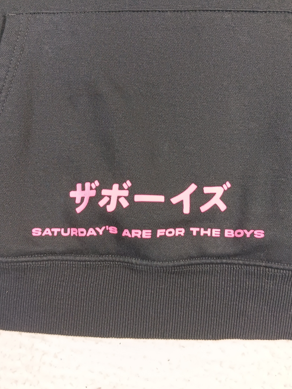 The Boys Warren James Hoodie Mens XL Black Saturdays Are For The Boys Graffiti - Picture 6 of 14